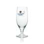 6x Weltenburger Kloster Beer Glass Goblet 0,3l Logo Red Rastal