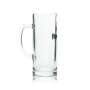 6x Fürstenberg Glass 0.5l Beer Tankard Pitcher Seidel Glasses Calibrated Gastro Pilsener