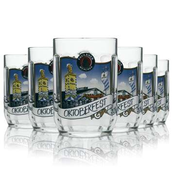Paulaner beer mug glass 0.5l Oktoberfest 2011 collectors...
