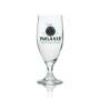 6x Paulaner beer glass goblet 0,25l Rastal