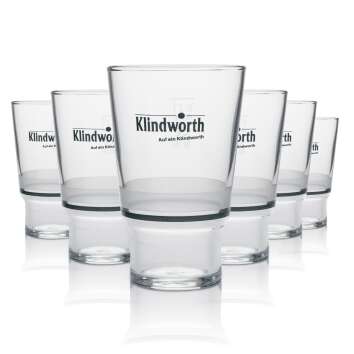 6x Klindworth Softdrinks Glass Longdrink 200ml rastal