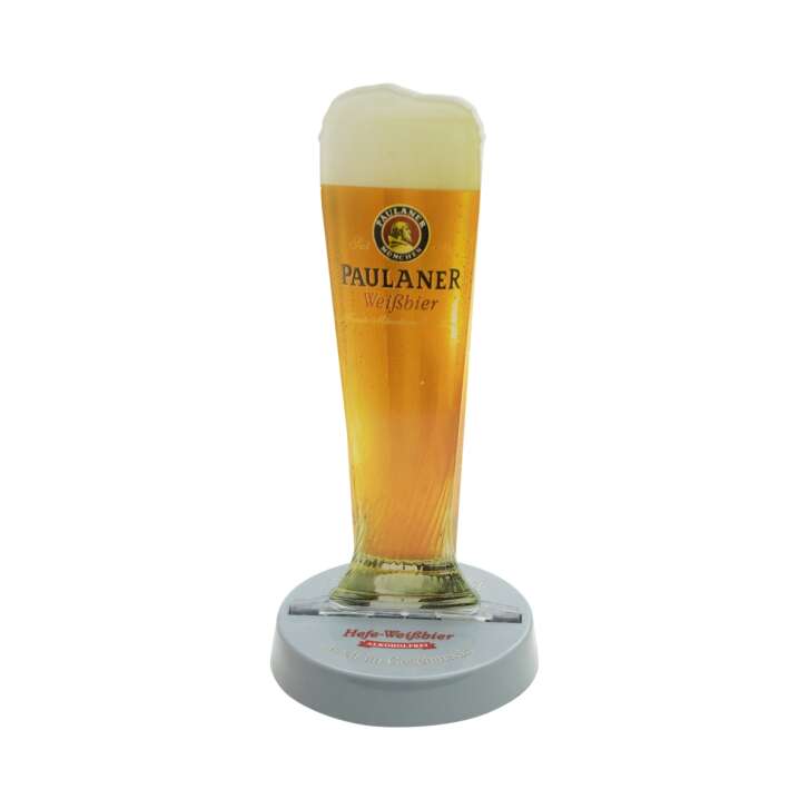1x Paulaner beer table display Hefe-Weißbier non-alcoholic