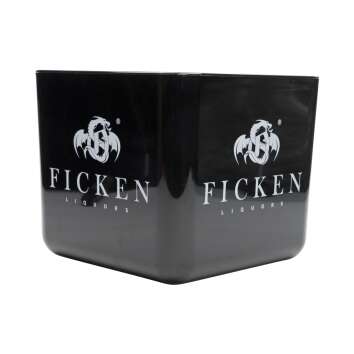 1x Ficken liqueur cooler ice box with lid black
