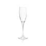 6x Alfred Gratien Champagne Glass 0,17l Flute Goblet Glasses Singature Sparkling Wine Secco