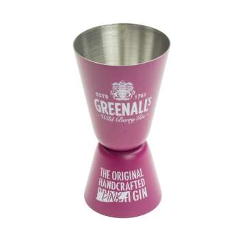 1x Greenalls gin measuring jigger pink 2/4cl