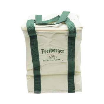 1x Freiberger beer cooler bag white Premium Pils small