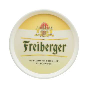 1x Freiberger beer tray non-slip white plastic