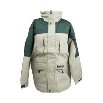 1x Freiberger beer winter jacket green/beige size S