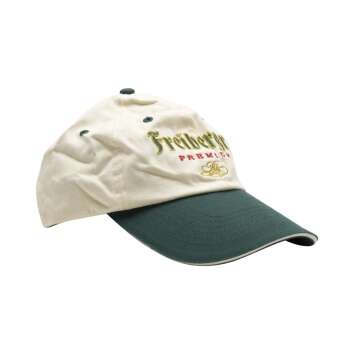 1x Freiberger beer cap baseball cap beige/green