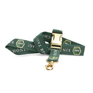 1x Diebels beer key ring lanyard green gold