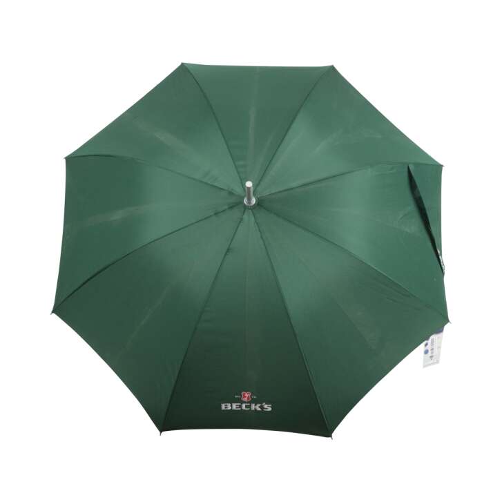Becks Beer Umbrella Green Automatic Stable Storm Weather Stick Umbrella Pair