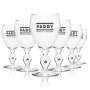 6x Paddy Whiskey Glass Handle with Shamrock