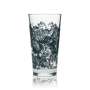 6x Bacardi whiskey glass long drink glass with dark plasma print