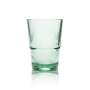 6x Bacardi Rum glass acrylic reusable tumbler green
