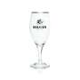 6x Holsten beer glass 0.3l premium goblet glasses platinum rim tulip Gastro Geeicht