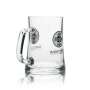 6x Warsteiner beer glass mug 0,2l Rastal