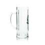 6x Flensburger glass 0.5l beer mug tankard Seidel contour glasses Gastro Geeicht