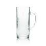 6x Paulaner beer glass mug 0,5l Zwickl Sahm