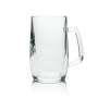 6x King Ludwig beer glass mug 0.5l dark Sahm
