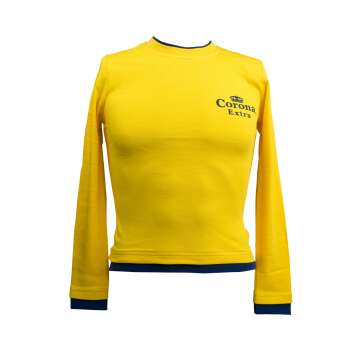 1x Corona beer shirt ladies yellow long sleeve size S