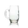 6x Fürstenberg beer glass jug 0,5l rastal