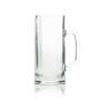 6x Hohenfeld beer glass jug 0.5l upright Logo
