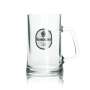 6x Krombacher glass 0.3l mug Seidel Humpen beer glasses Gastro Geeicht Pils Beer