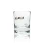 6x Balblair whiskey glass tumbler logo red