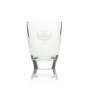 6x Margon water glass tumbler 0,2l logo white