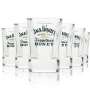 6x Jack Daniels Whiskey glass Shot glass Honey