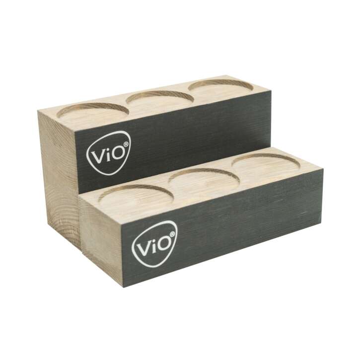 2x Vio Water Glorifier wood 1xsmall 1xlarge for 3 small glasses