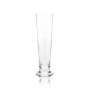 6x Hohenfeld beer glass goblet white writing 0,3l