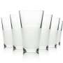 6x Baileys liqueur glass long drink Listen to your Lips down milk glass