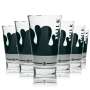 6x liqueur 43 liqueur glass long drink black/white 3 different patterns