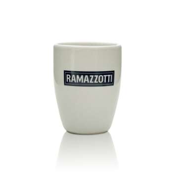 2x Ramazotti liqueur espresso cup with saucer white