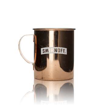 1x Smirnoff Vodka glass copper mug