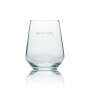 6x Jack Daniels Whiskey Glass Tumbler Relief Logo