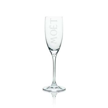1x Moet Chandon champagne glass champagne flute 0,1l Mohaba