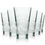6x Baileys liqueur glass long drink glass with milk print