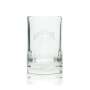 6x Jim Beam Rum Glass Exclusive Tumbler Square Stand