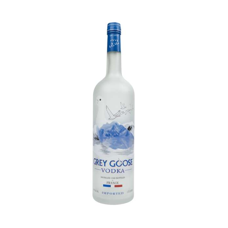 1x Grey Goose Vodka show bottle 1,75 liter empty sealed without carton