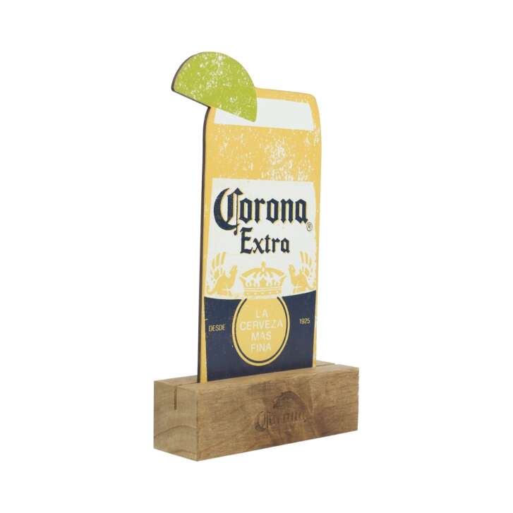 Corona beer table display chalkboard can menu board bar gastro recipe retro