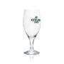 6x Holsten beer glass 0,4l goblet "Edles Pils" old logo RC