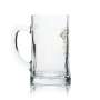 6x Grevensteiner beer glass jug 0,5l sahm
