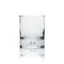 6x Benedictine whiskey glass tumbler with bubble in the base