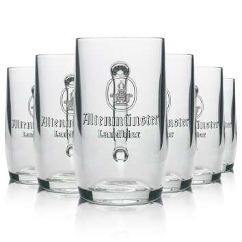6x Altenmünster beer glass jug individually packed...