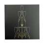 Moet Chandon champagne glasses stand gold holder pyramid chandelier
