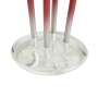 Moet Chandon champagne glass holder set incl. 6 glasses + 4 tulips + stand red