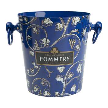 Pommery Champagne Bottle Cooler Ice Bucket Metal Ice Cube...