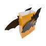 Veuve Cliquot Champagne cardboard sign bat Celebrate Yelloween stand-up display